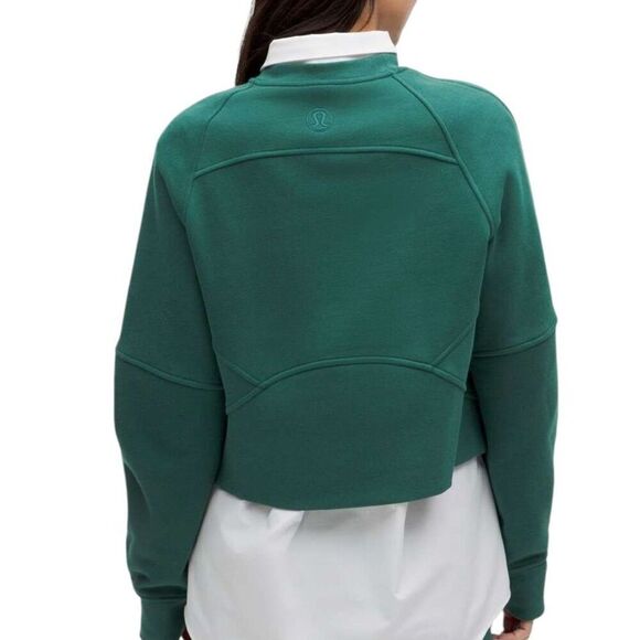 Lululemon Scuba Oversized Pullover *Wordmark Storm Teal - Picture 3 of 10